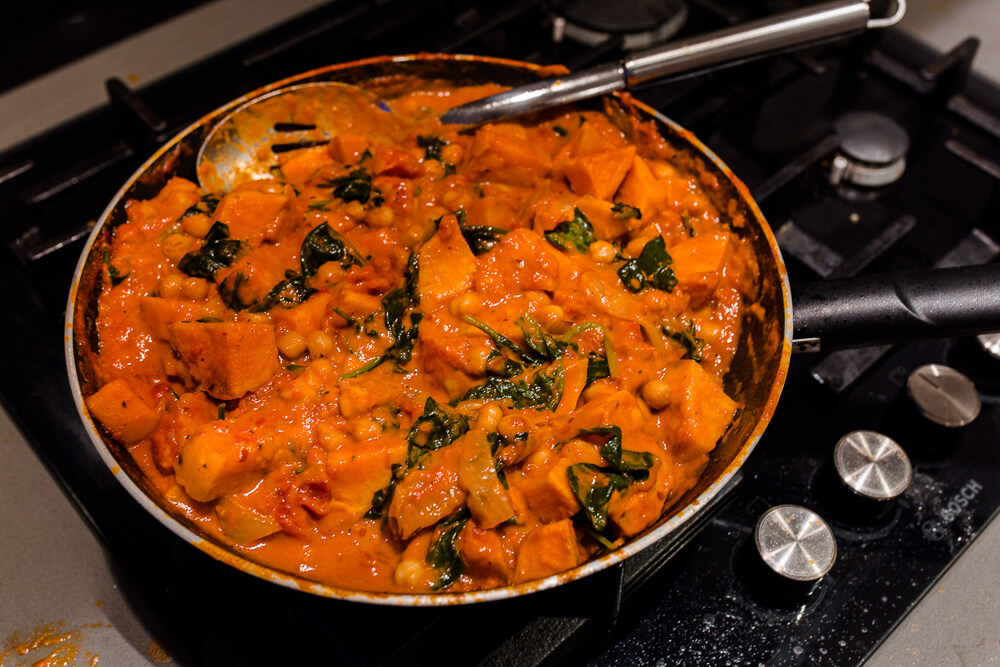 Revealed My Favourite Sweet Potato And Chickpea Curry Recipe