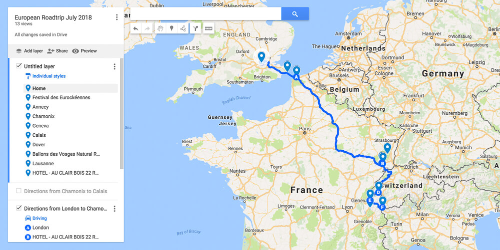 How To Plan Road Trip Through France And Switzerland